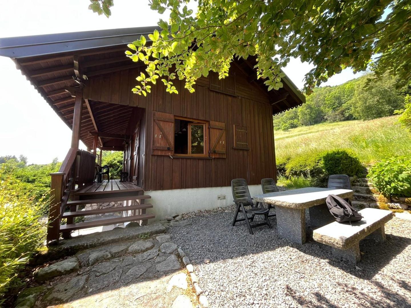Chalet Bois Vue Panoramique : 2 Logements Et Sauna Bussang Exteriör bild